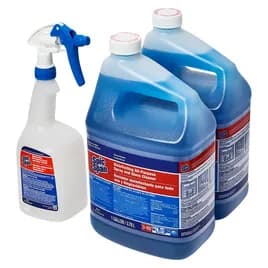 Spic and Span® Fresh Scent Window & Glass Cleaner Disinfectant 1 GAL Multi Surface Concentrate Closed Loop 3-in-1 2/Case