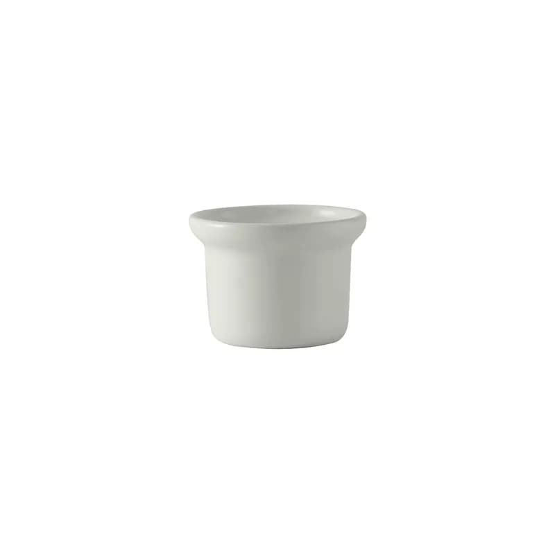 Petite Marmite Crock 8 OZ China White Round Mirror Finish Gloss 12/Case