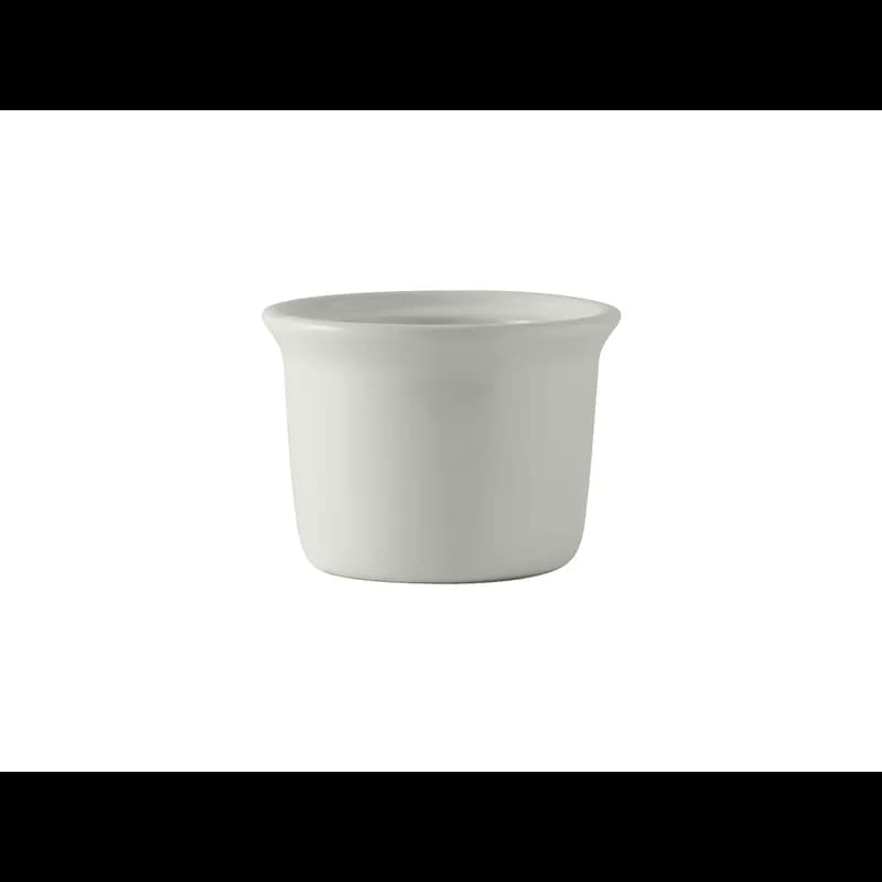 Petite Marmite Crock 16 OZ China White Round Mirror Finish Gloss 12/Case