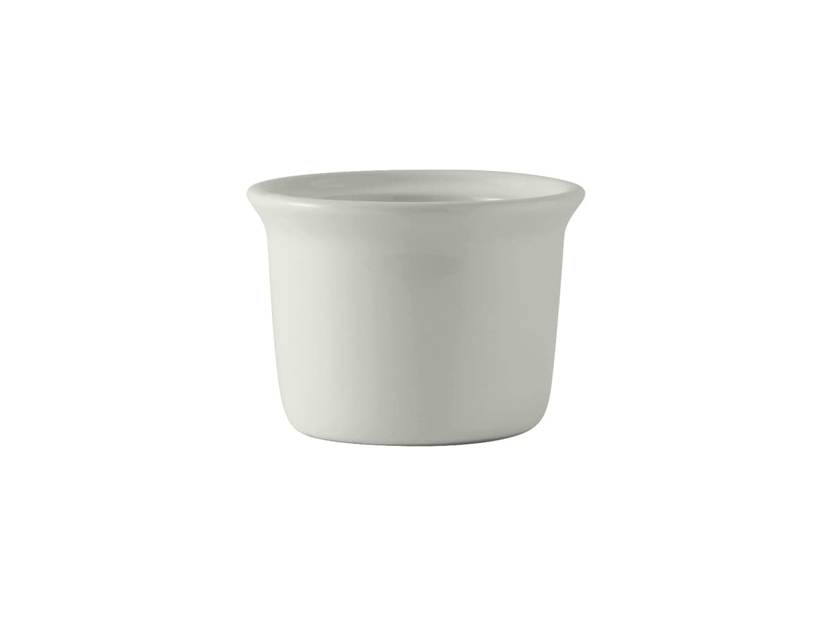 Petite Marmite Crock 16 OZ China White Round Mirror Finish Gloss 12/Case