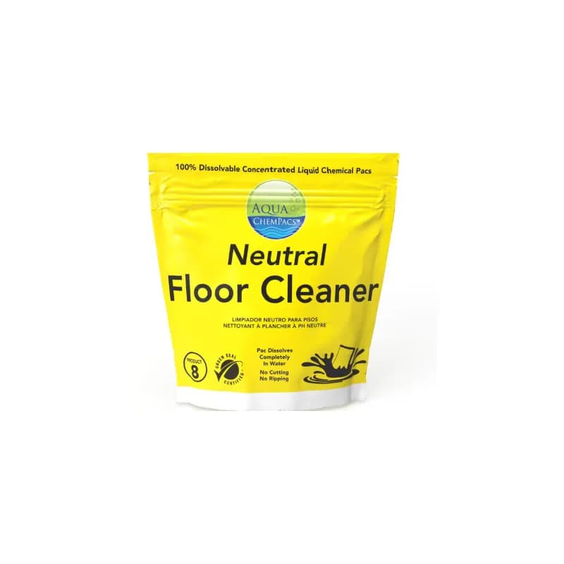 Aqua ChemPacs Lemon Floor Cleaner Neutral 120/Pack