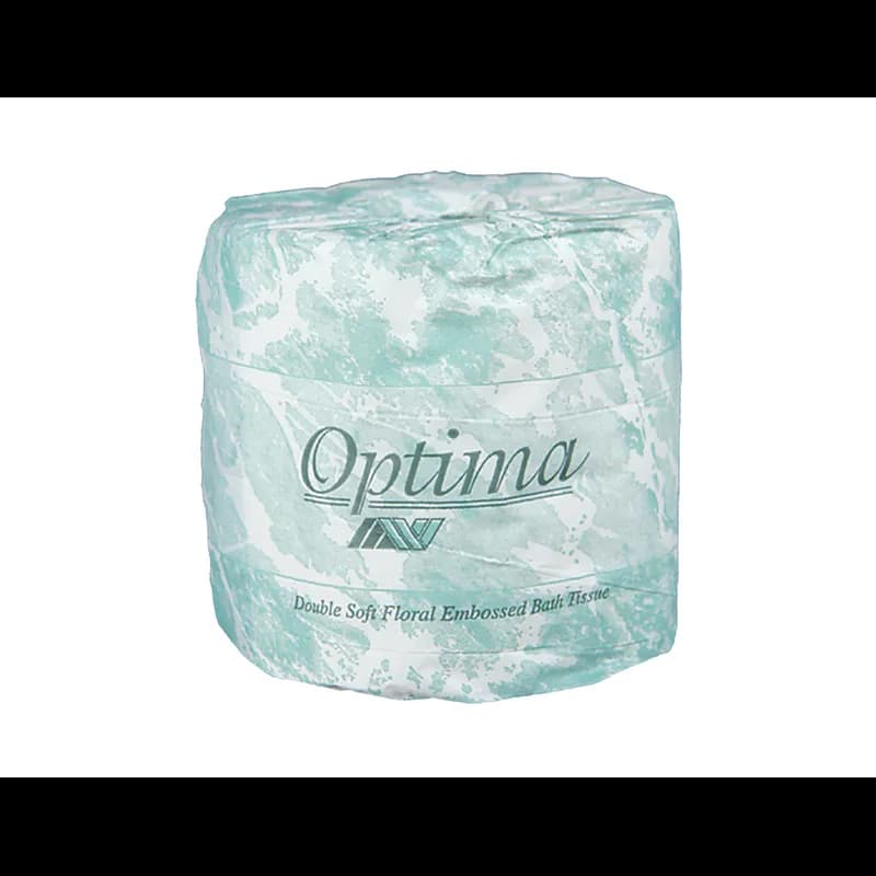 Toilet Paper & Tissue Roll 4.3X3.75 IN 2PLY White Embossed Centerpull 500 Sheets/Roll 96 Rolls/Case