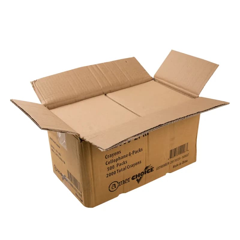 Crayons 4-Pack 500 Count/Pack 4 Packs/Case 2000 Count/Case