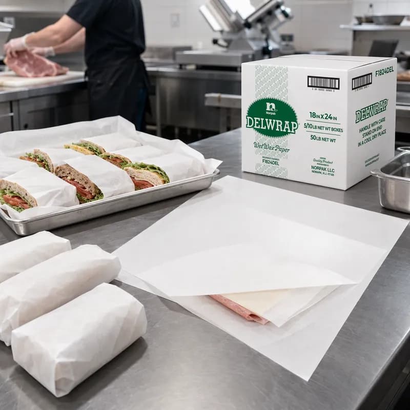 Multi-Purpose Sheet 18X24 IN Wet Wax Paper White 40/Case