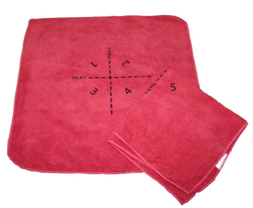 SmartTowel™ Cleaning Towel Microfiber Red 5 Count/Pack