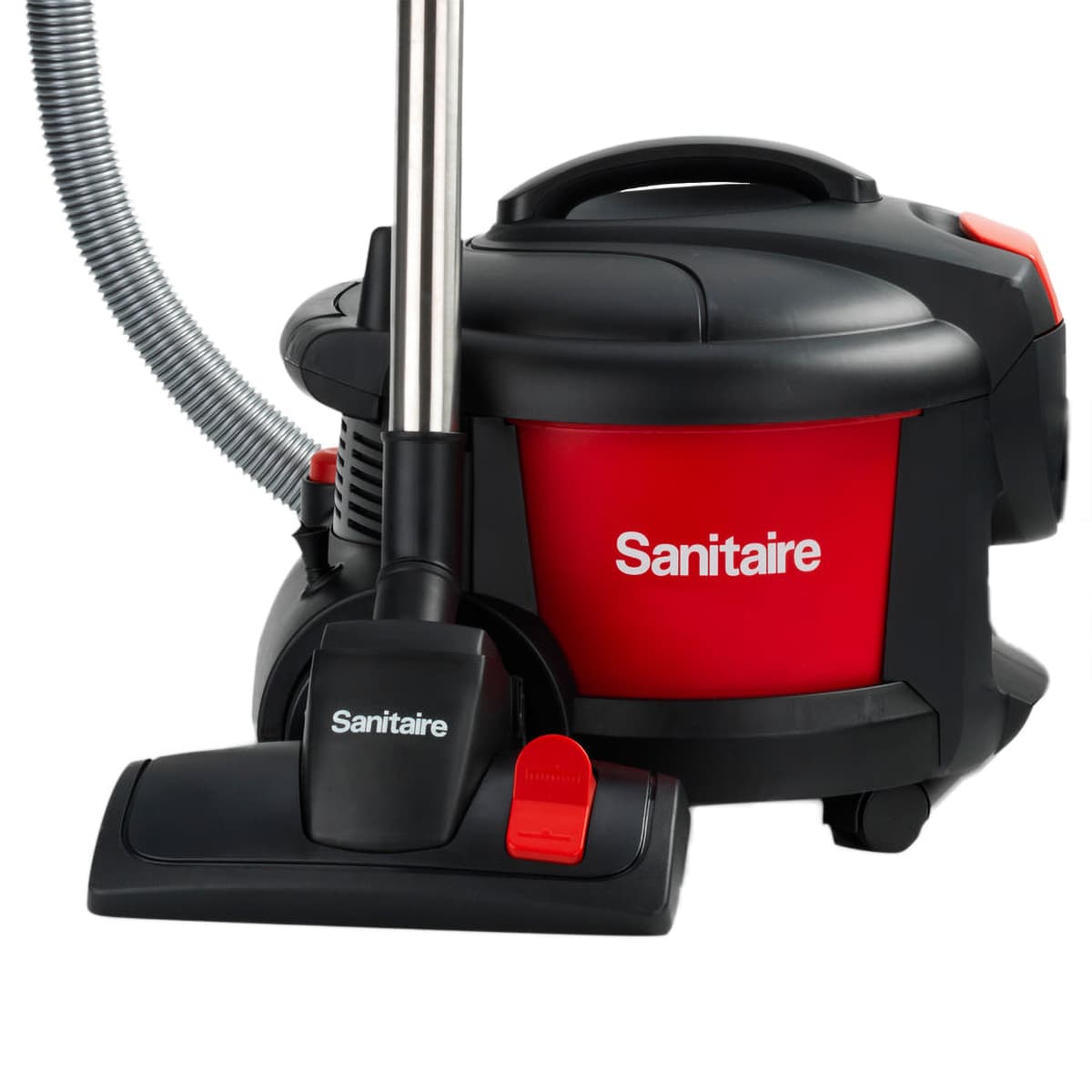 Sanitaire® EXTEND® QuietClean® Canister Vacuum Bag 15.28X20X15.6 IN 3.88 QT 11IN Black Red 9 amp With 32FT Cord 1/Each