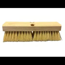 Deck Brush 12 IN Plastic Wood Cream 1/Each