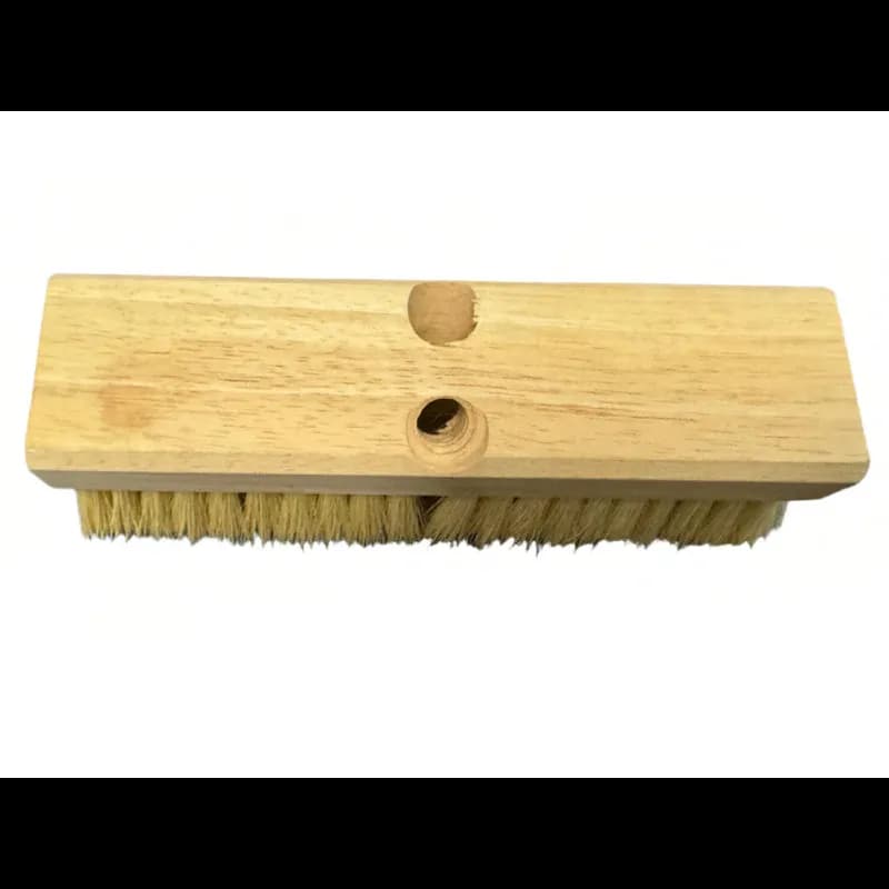 Deck Brush 12 IN Plastic Wood Cream 1/Each