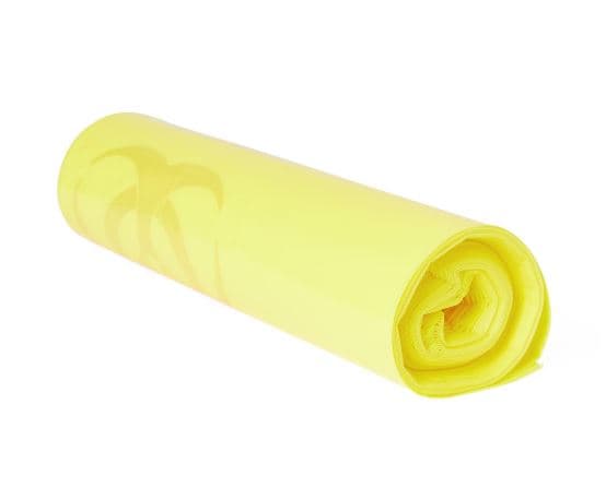 Victoria Bay Can Liner 38X49 IN 45 GAL Yellow 16MIC 25 Count/Roll 10 Rolls/Case
