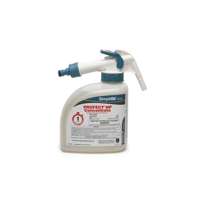 Simplifill™ Profect® HP Mild Scent Hydrogen Peroxide Disinfectant 2 L Concentrate 2/Case