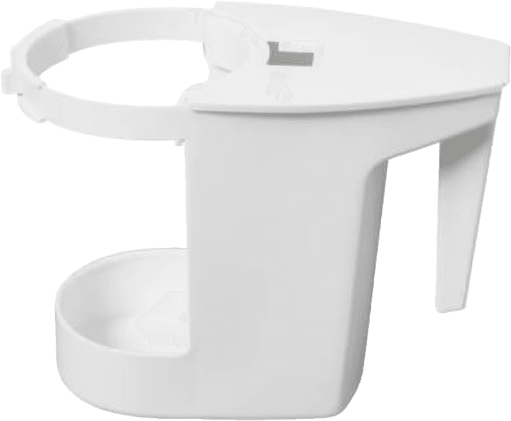 Victoria Bay Toilet Bowl Mop Caddy White 1/Each