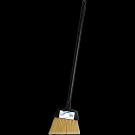 Victoria Bay Broom Large (LG) 48IN Black PP Vinyl Coated Metal Swivel Hook Angled Flagged 1/Each