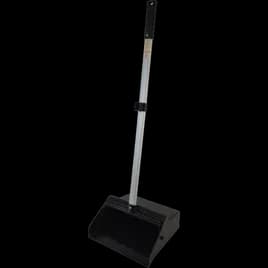 Victoria Bay Lobby Dust Pan 12 IN 40IN Black Silver Plastic Aluminum Swivel 1/Each