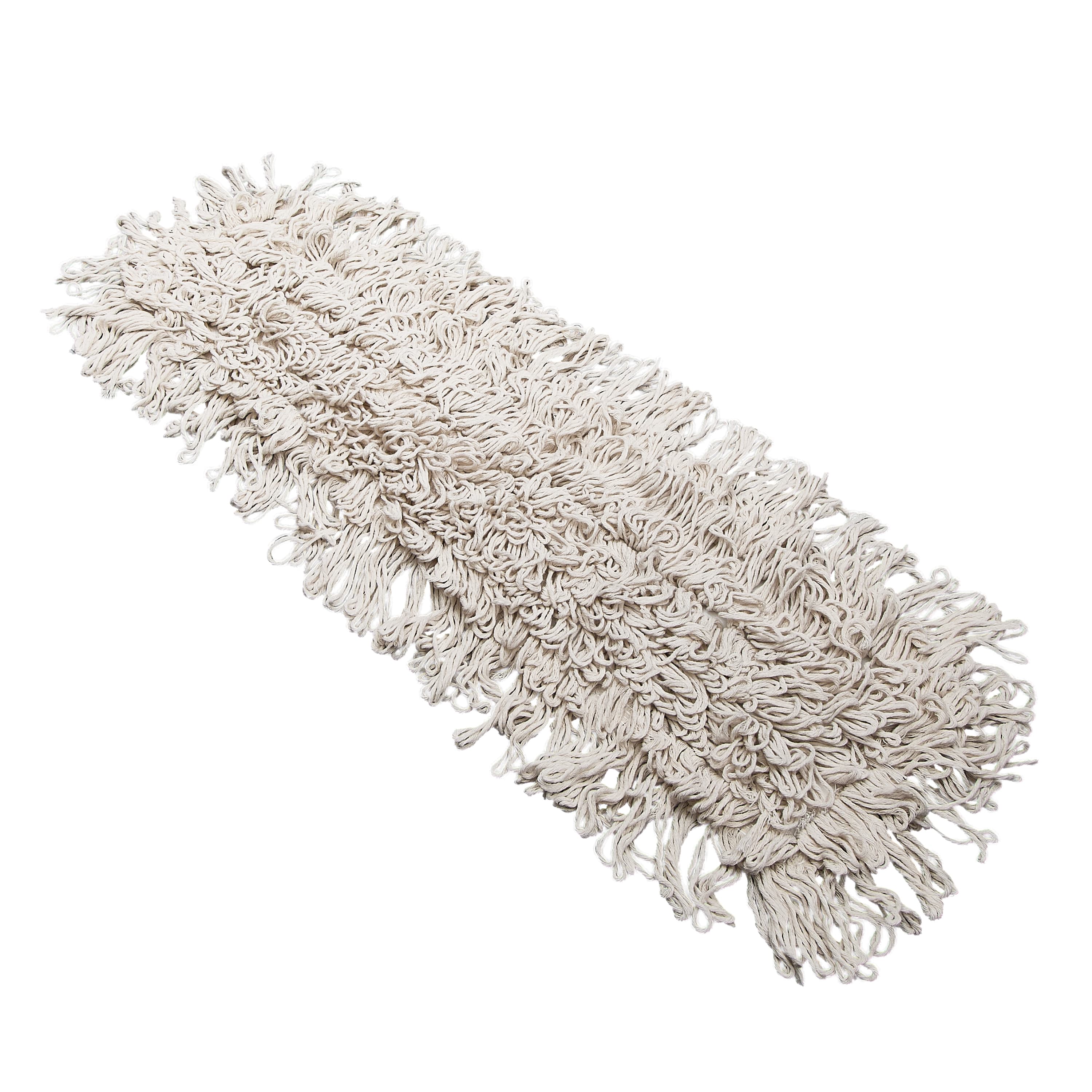 Victoria Bay Dust Mop Head 5X24 IN White Microfiber Looped Washable 1 Count/Pack