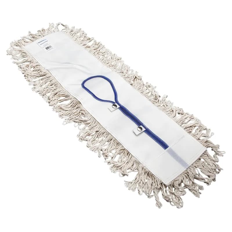 Victoria Bay Dust Mop Head 5X24 IN White Microfiber Looped Washable 1 Count/Pack