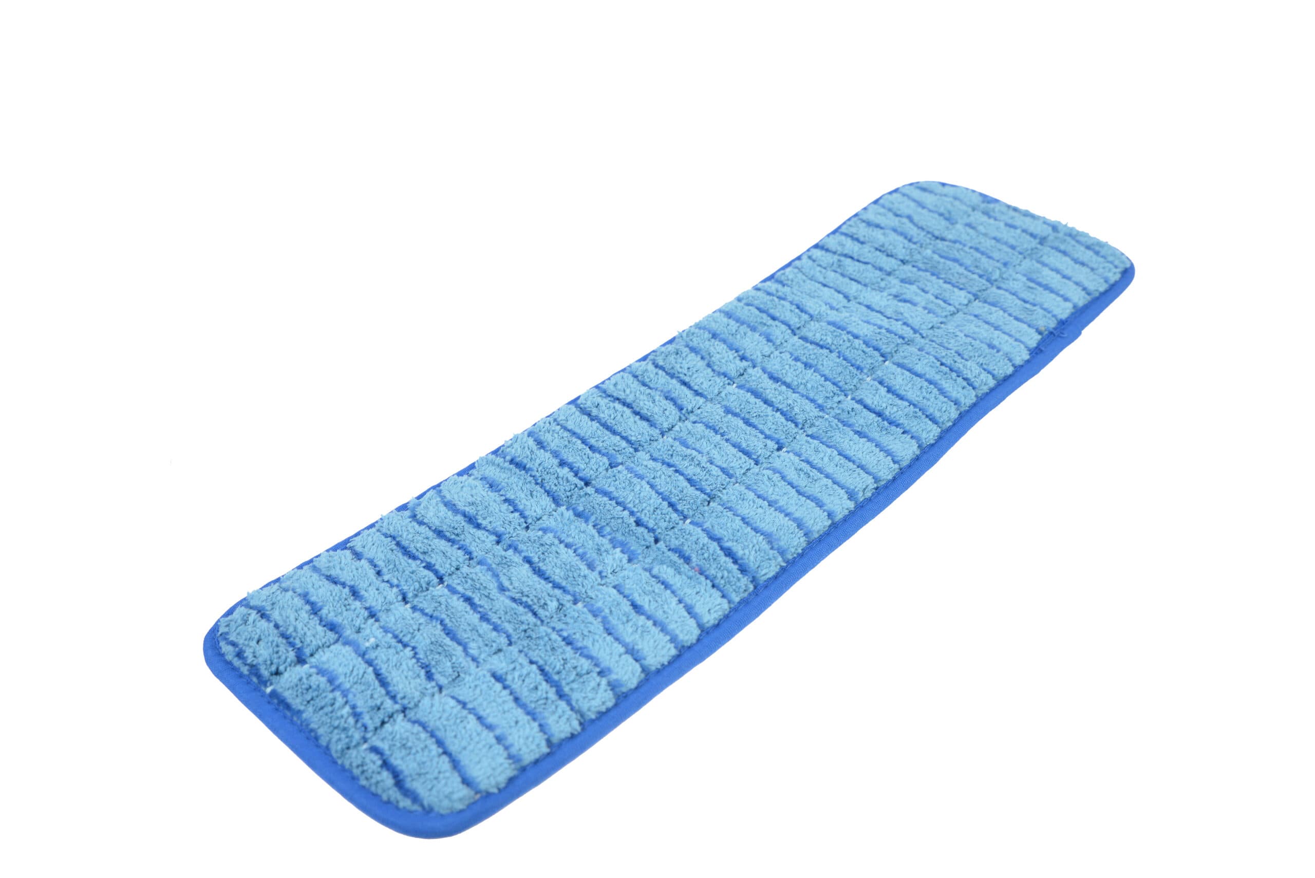 Victoria Bay Wet Mop Pad 18 IN Blue Microfiber Looped Flat 1/Each