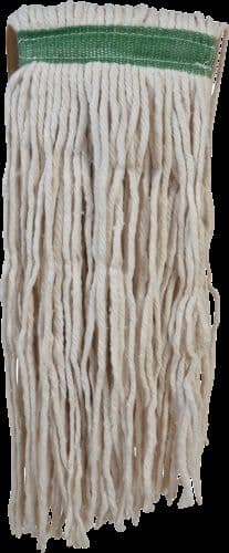 Victoria Bay #20 White Green Cotton Blend Cut End 1IN Narrow Headband 12/Case