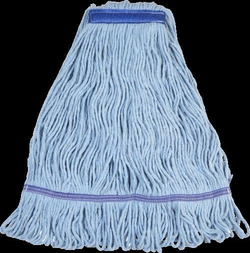 Victoria Bay Mop Head Medium (MED) Blue Cotton Blend Looped 1IN Narrow Headband 12/Case