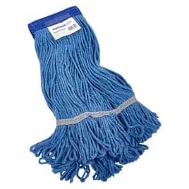 Victoria Bay Mop Head Large (LG) Blue Cotton Synthetic Blend Looped 5 IN Headband 12 Count/Case
