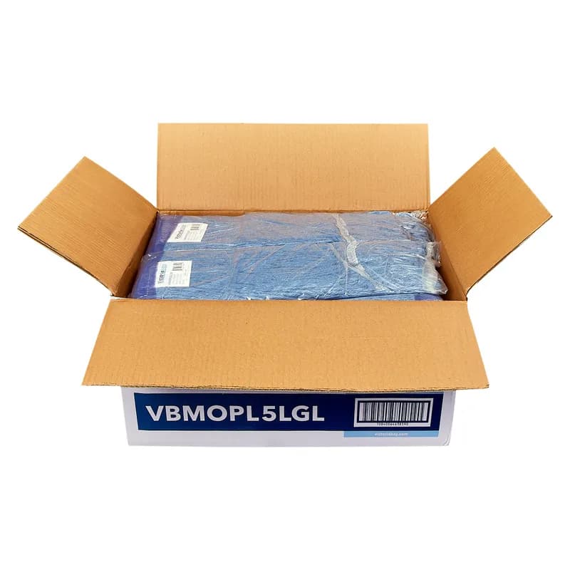 Victoria Bay Mop Head Large (LG) Blue Cotton Synthetic Blend Looped 5 IN Headband 12 Count/Case