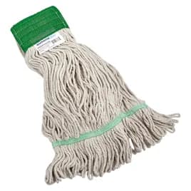 Victoria Bay Mop Head XL White Blue Cotton Synthetic Blend Looped 5 IN Headband 12 Count/Case