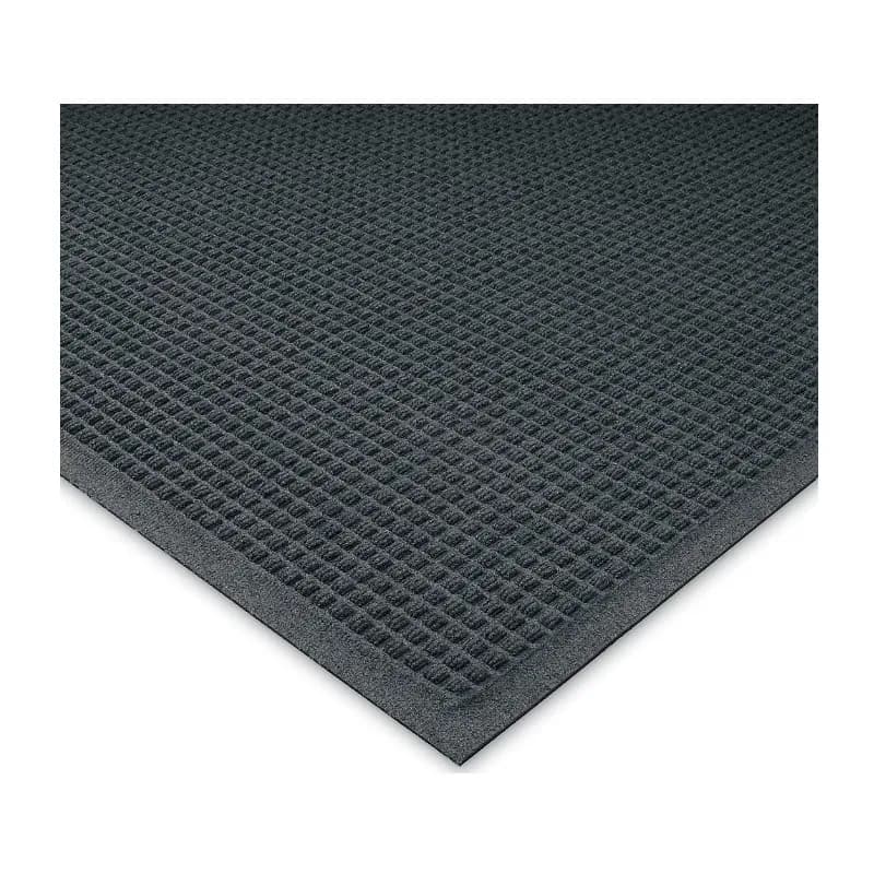 WaterHog® 36X144 IN Charcoal (PET) Fabric (SBR) Rubber With Smooth Backing Fashion Edging 1/Each