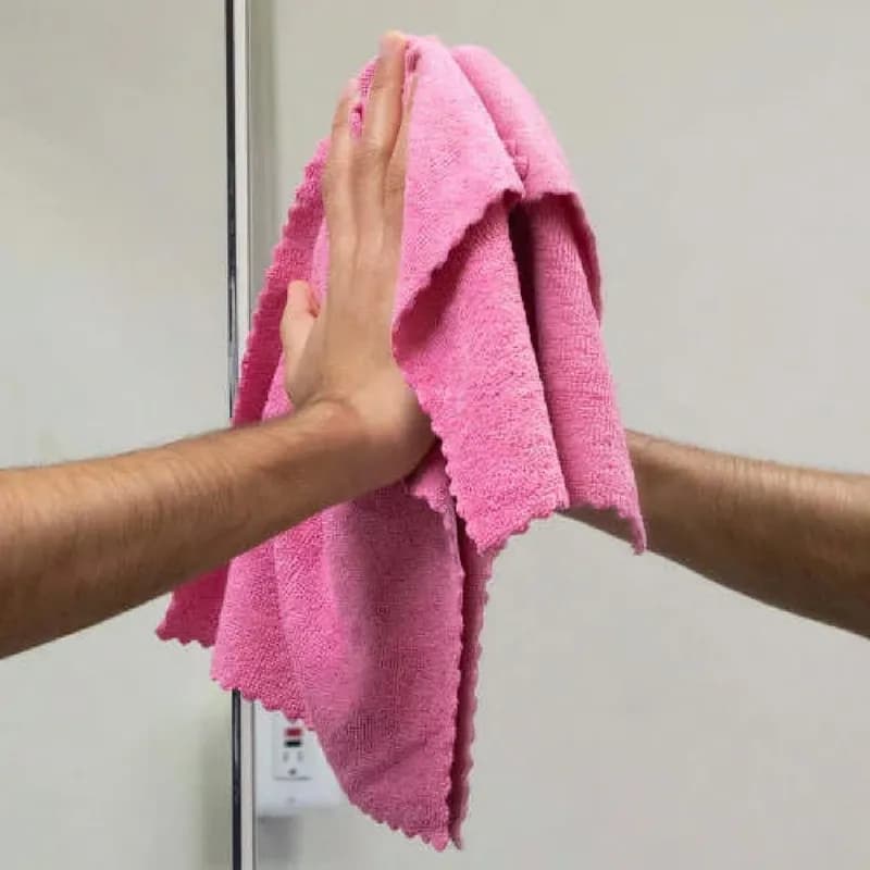 SmartRagsXL Cleaning Cloth 16X16 IN 45GM Microfiber Pink 50 Count/Box 8 Box/Case