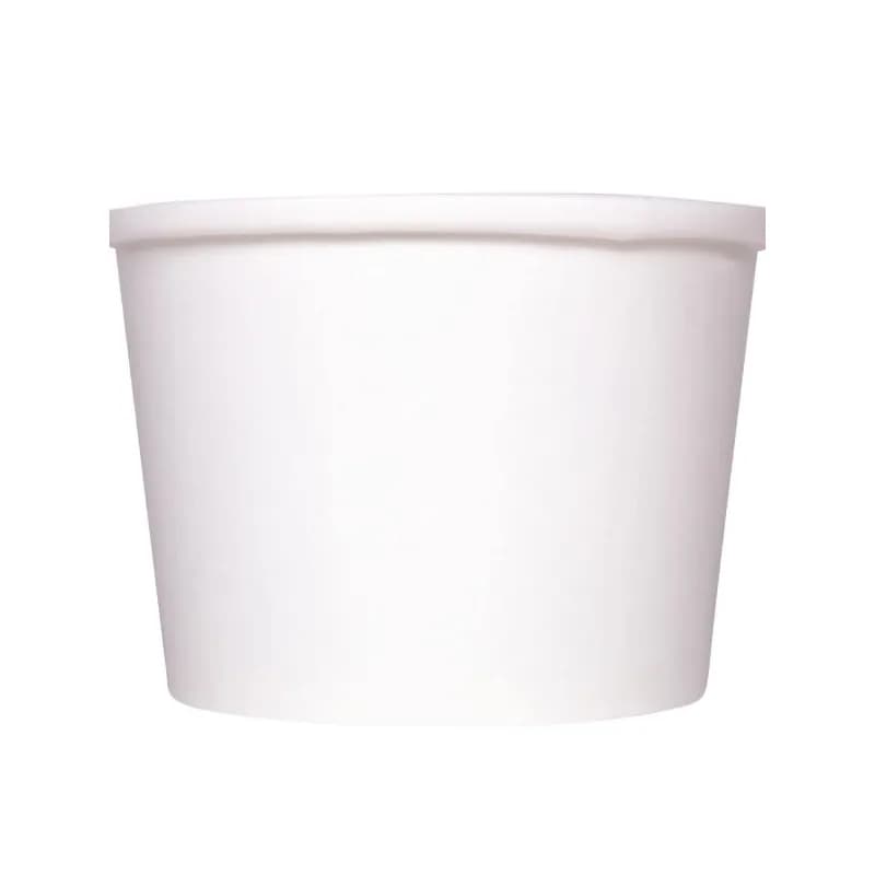 Food Container Base 8 OZ Paper White 1000/Case
