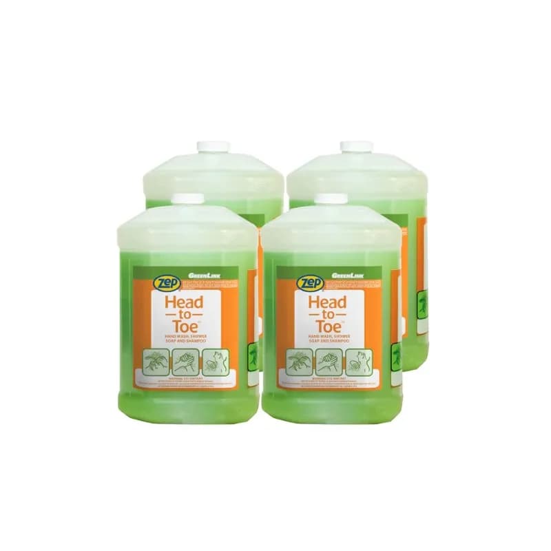 Head-To-Toe Hand Wash, Shower Soap and Shampoo Liquid 1 GAL Herbal 4/Case