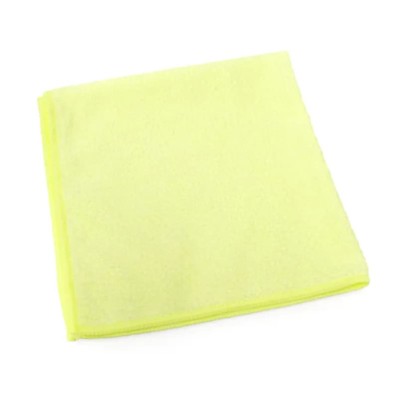 Victoria Bay 16 Cleaning Cloth Microfiber Yellow Premium 12/Pack