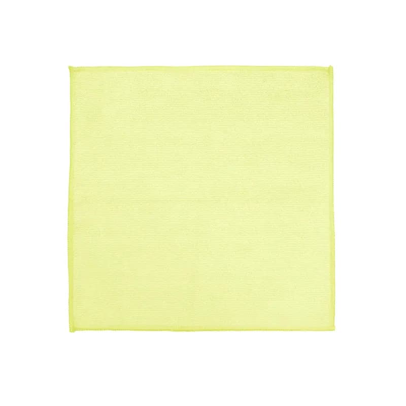Victoria Bay Cleaning Cloth 12X12 IN Microfiber Yellow 24/Pack