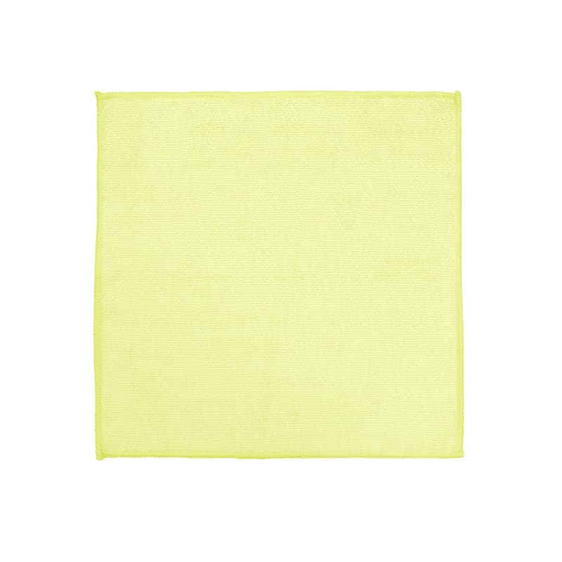 Victoria Bay Cleaning Cloth 12X12 IN Microfiber Yellow 24/Pack