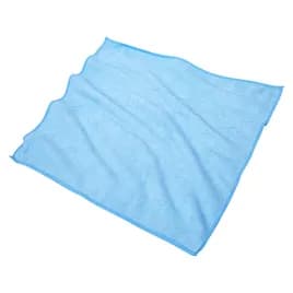 Victoria Bay Cleaning Cloth 16X16 IN Microfiber Blue 24/Pack