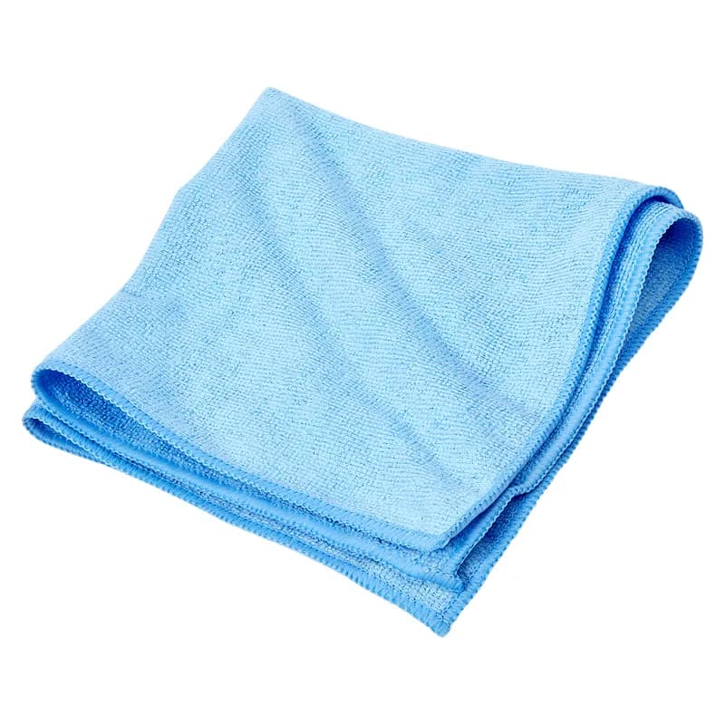 Victoria Bay Cleaning Cloth 16X16 IN Microfiber Blue 24/Pack