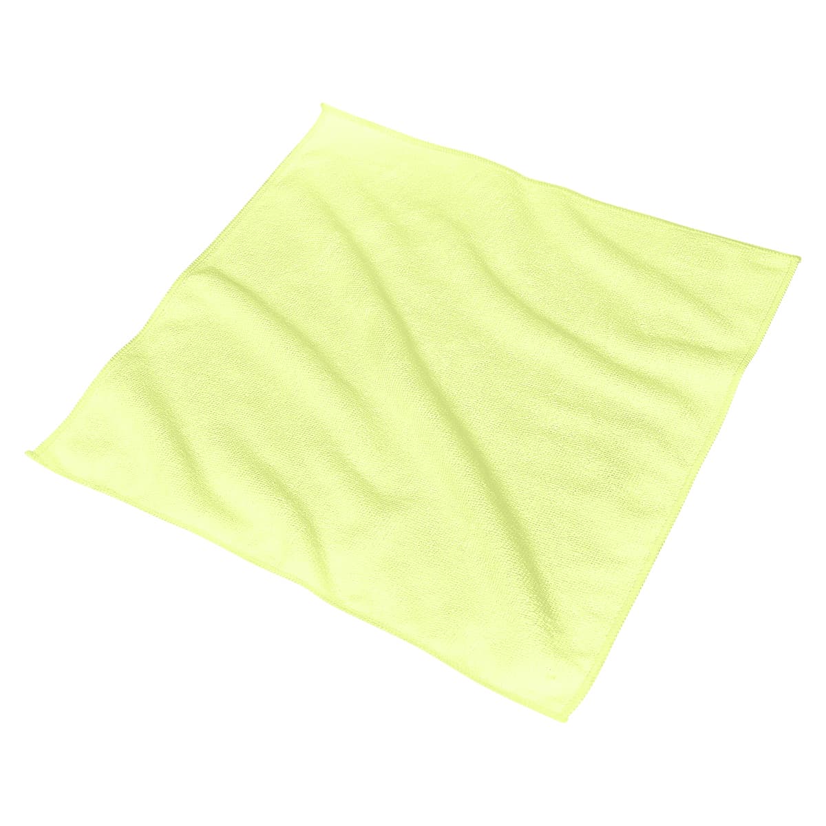 Victoria Bay Cleaning Cloth 16X16 IN Microfiber Yellow 24/Pack