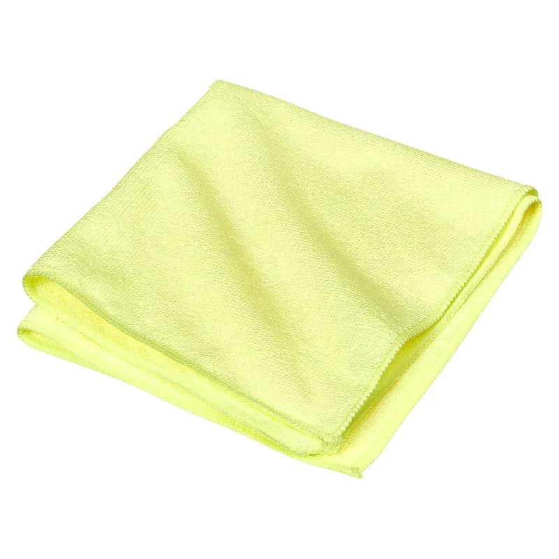 Victoria Bay Cleaning Cloth 16X16 IN Microfiber Yellow 24/Pack
