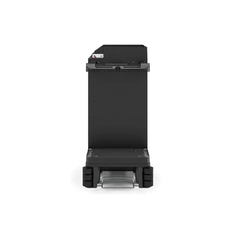 Housekeeping Cart 62.13X24X49.75 IN Black Premium 360° Adjustable Caster System 1/Each