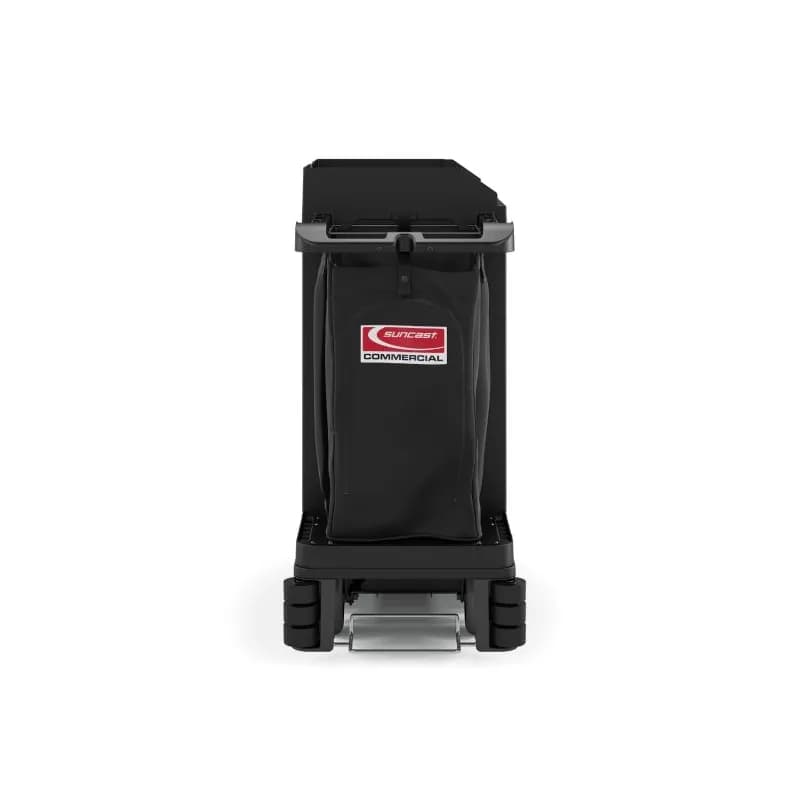 Housekeeping Cart 62.13X24X49.75 IN Black Premium 360° Adjustable Caster System 1/Each