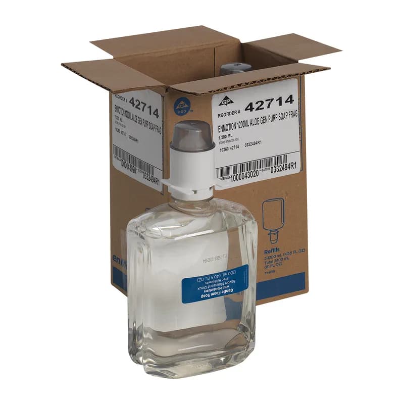 enMotion® Hand Soap Foam 1200 mL Unscented Fragrance Free Clear Moisturizing 2/Case