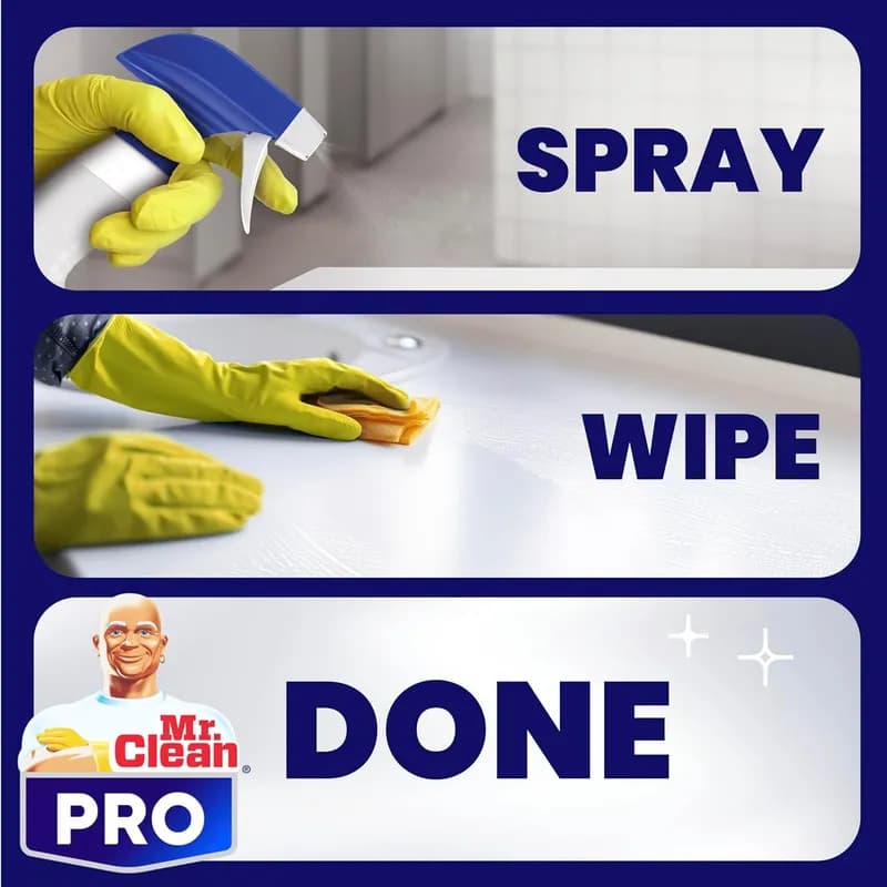 Mr. Clean PRO Deep Cleaner All Purpose Cleaner 1 GAL Hard Surface Liquid With Bleach Commercial 1/Case