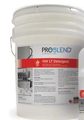Dish Detergent 5 GAL Liquid Low Temperature Hard Water 1/Each