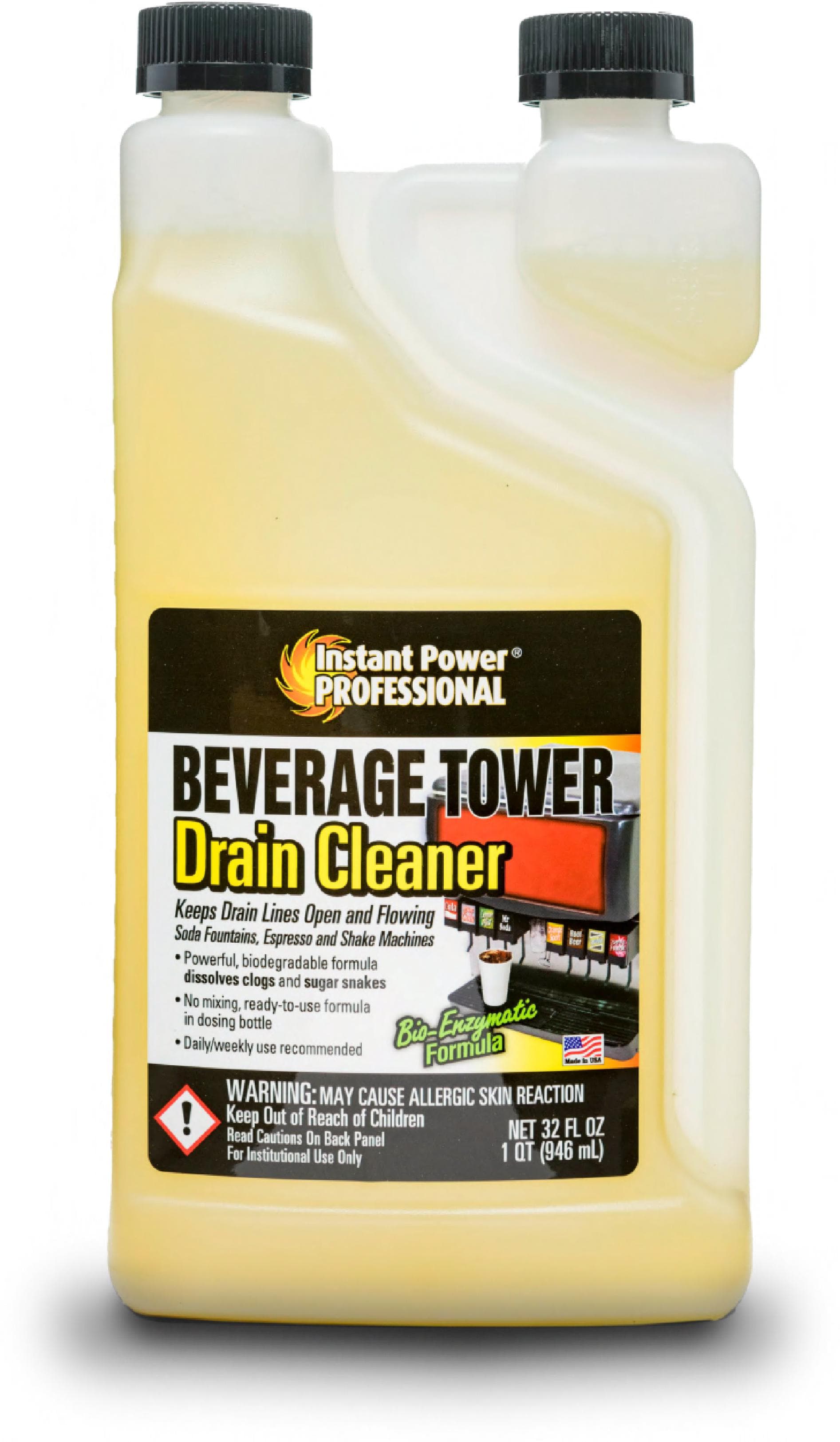 Drain Cleaner 32 OZ Beverage Tower RTU 12 Count/Case
