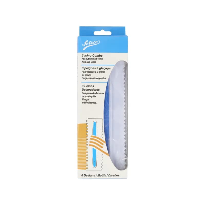 Decorating Comb Plastic Set 1/Bag