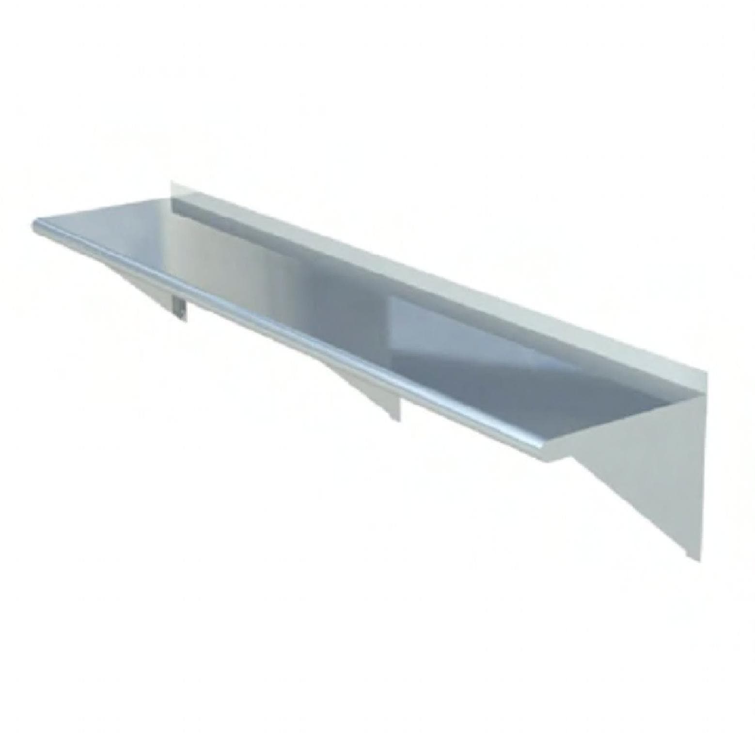 Steel Shelf 16X24 IN Stainless Steel Wall Mounted 1.5IN Up Turn 1/Each
