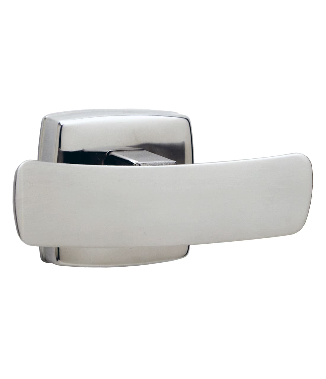 Double Robe Hook Stainless Steel Surface Mounted Satin 1/Each