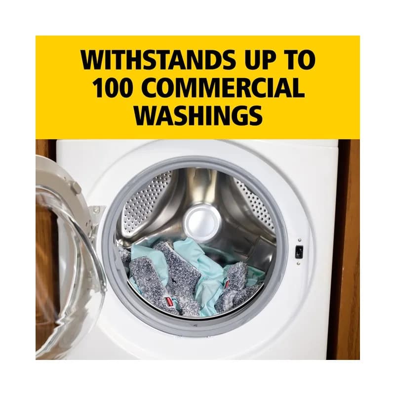 Washing Sleeve 16.75X4.25X0.31 IN Microfiber Gray 10IN Sleeve 6/Case