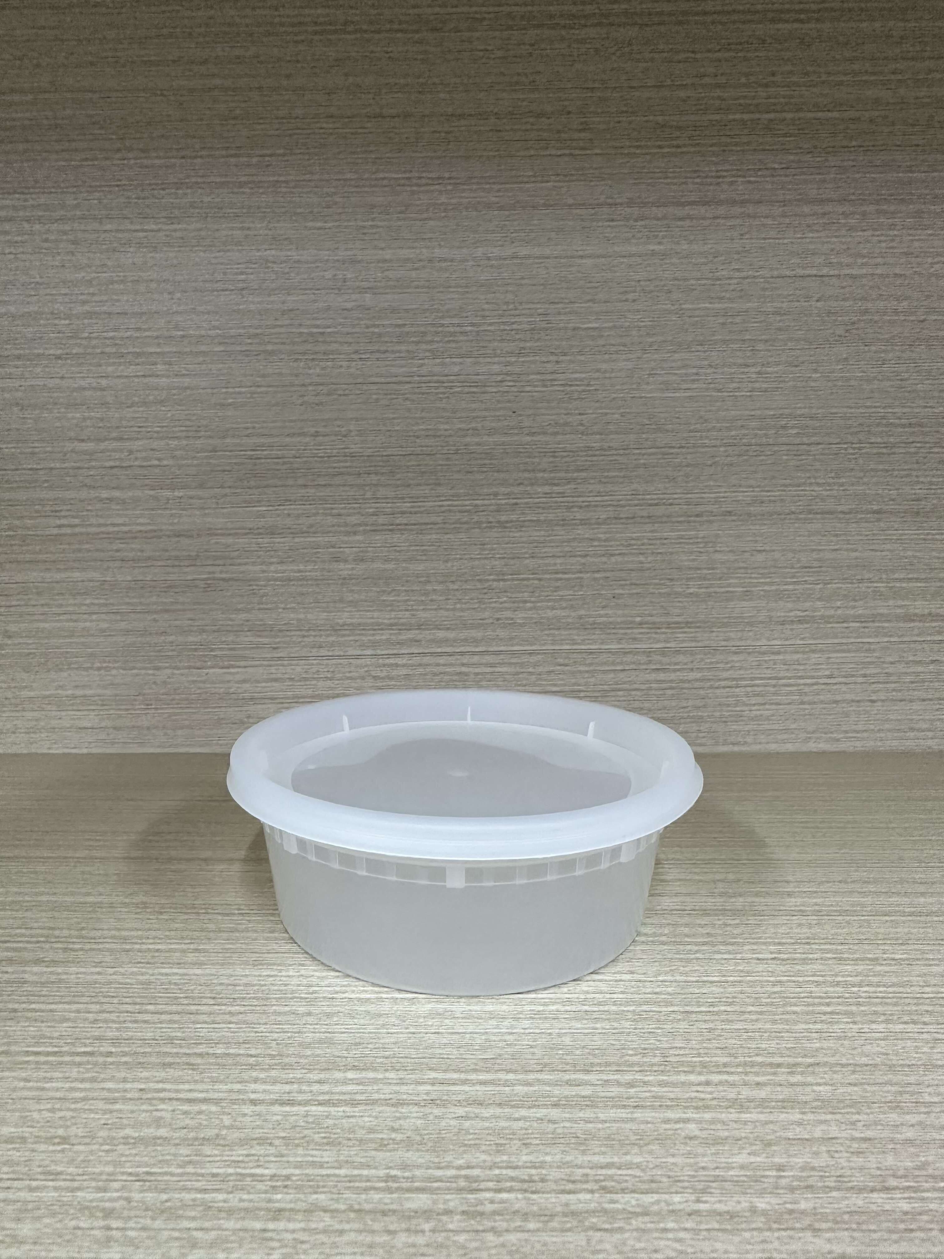 Victoria Bay Deli Container Base 8 OZ PP Clear Bulk 480/Case