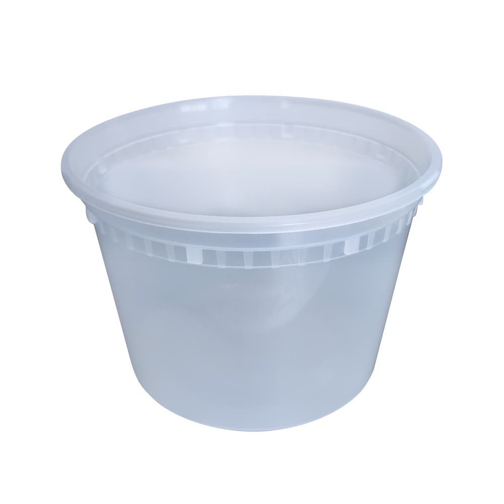 Victoria Bay Deli Container Base 16 OZ PP Clear Round Bulk 480/Case
