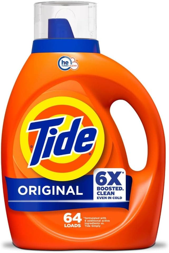Tide® Original Scent Laundry Detergent 84 OZ 64 Loads High-Efficiency 4/Case