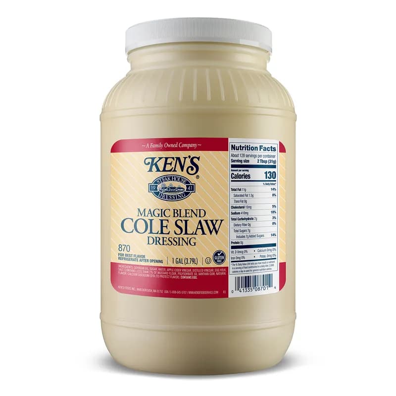 Magic Blend Cole Slaw Dressing 1 GAL Kosher Gluten-Free 4/Case